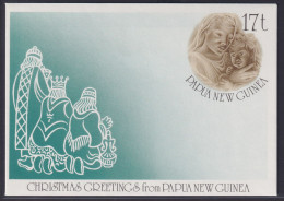 Papua Neuguinea New Guinea Ganzsache Weihnachten Christmas Postal Stationery - Papoea-Nieuw-Guinea