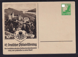 Deutsches Reich Privatganzsache Flugpost Adler Weltkugel Philatelie - Cartas & Documentos