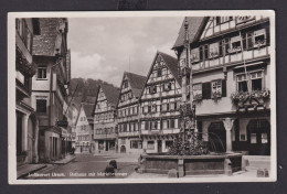 Ansichtskarte Urach Baden Württemberg Rathaus Marktbrunnen Historische - Autres & Non Classés