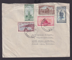 Neuseeland Brief 312-316 Besiedlung Canterbury Destination Hamilton Nach Mainz - Storia Postale