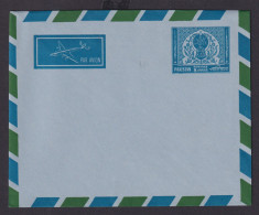 Asien Briefmarken Pakistan Flugpost Ganzsache Umschalg 8 Annas Blau Südasien - Pakistan