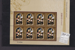 Asien Asia China Volksrepublik Kleinbogen 3628-3629 Kompl. Gemälde Little Sheet - Unused Stamps