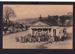 Ansichtskarte Militaria Soldaten Gruppenfoto Vor Bureau D Òctroi 1. Weltkrieg - 1914-18