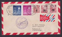 Flugpost Brief KLM Amsterdam Destination Kabul Afganistan Selt Zuleitung - Storia Postale