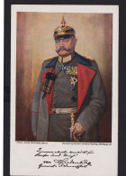 Portrait Ansichtskarte Von Hindenburg FeldmarschallUniform Orden Kunstverlag - Politische Und Militärische Männer