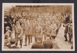 Ansichtskarte Soldaten Uniform Aufmarsch Zuschauer - Guerre 1914-18