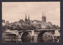 Ansichtskarte Merseburg Sachsen Anhalt Neumarktbrücke Geisel Fluß - Autres & Non Classés