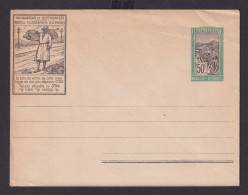 Madagaskar Brief Ganzsache Bild Umschlag 50 Cent Grün Postal Stationery - Madagascar (1960-...)