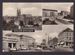 Ansichtskarte Halberstadt Sachsen Anhalt Dom Bahnhof Weingarten Breiter Weg N. - Other & Unclassified