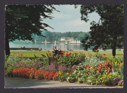 Ansichtskarte Münster Westfalen Aasee Segelboote Park Botanik N. Bochum - Autres & Non Classés