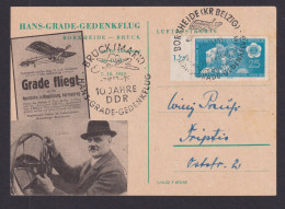 Flugpost DDR Brief EF 705 Weltfestspiele Jugend Vom Rand Grade Gedenkflug Auf - Covers & Documents