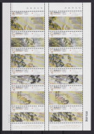Briefmarken China VR Volksrepublik 4033-4038 Gemälde Shi Tao Kleinbogen - Ongebruikt