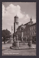 Ansichtskarte Weilheim Bayern Marienplatz Denkmal N. Rehau Oberfranken - Autres & Non Classés
