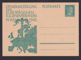 Ganzsache Deutsches Reich Europäischer Jugendverband Wien Österreich 1942 - Cartas & Documentos