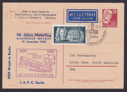 DDR Privatganzsache Käthe Kollwitz Flugpost Brief Air Mail Extrem Selten Mit - Cartes Postales - Oblitérées