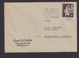 Bundesrepublik Brief 198 Drucksache EF Braunschweig Kornwestheim Reklame - Lettres & Documents