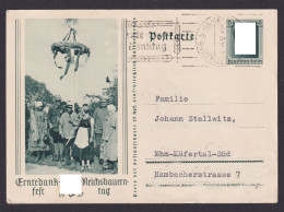 Briefmarken Deutsches Reich Motivkarte Erntedankfest Reichsbauerntag 1937 Ab - Lettres & Documents