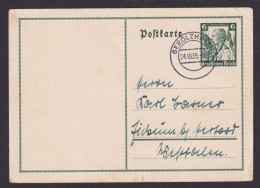 Gerolzhofen Bayern Deutsches Reich Ganzsache Nothilfe - Cartas & Documentos