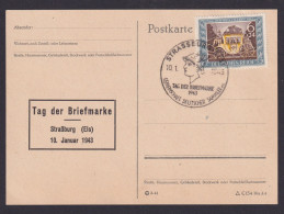 Briefmarken Deutsches Reich Philatelie SST Strassburg Elsass Tag Der Briefmarke - Lettres & Documents