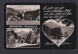 Ansichtskarte Grassau Oberbayern N. Hoff Saale Bayern - Autres & Non Classés