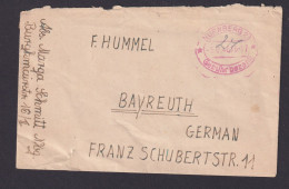 Barfrankierung Briefmarken All. Besetzung Gemeinschaft Nürnberg Bayreuth 24 Pfg. - Andere & Zonder Classificatie