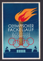 Ansichtskarte Deutsches Reich Sport Anlass XI. Olympische Spiele 1936 - Briefe U. Dokumente