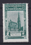 Österreich Reichsverein Für Kinderschutz Künstler Vignetten Reklamemarken Gutes - Covers & Documents