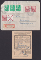 Grünstädtel über Schwarzenberg Erzgebirge DDR R Brief Ganzsache + ZuF GAA - Covers & Documents