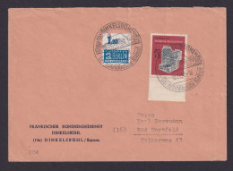 Bundesrepublik Brief 172 Unterrand Philatelie IFABRA Schöner SST Dinkelsbühl Bad - Lettres & Documents