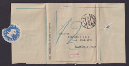 Nachgebühr Deutsches Reich Brief Kostenrechnung Bad Kreuznach Gerichtskasse - Covers & Documents