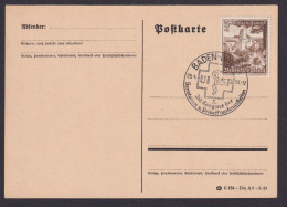 Postkarte Deutsches Reich Baden Baden SST Kongress Sanatorien Privat - Lettres & Documents
