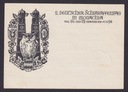Bund 2 Deutscher Schlaraffentag München Monachia 27.6.1953 Germanisches Museum - Covers & Documents