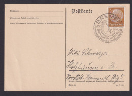 Deutsches Reich Postkarte SST Bremen Philatelie Werbeschau WHW Verein Bremer - Covers & Documents