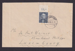 Bundesrepublik Brief 166 EF Von Liebig Naturforscher Post Grafing Luxemburg - Lettres & Documents
