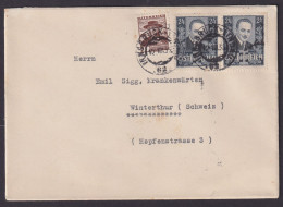 Österreich Brief MIF Dollfuß Paar Innsbruck Winterthur Schweiz - Covers & Documents