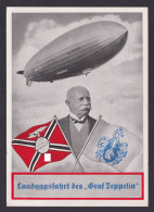 Meiningen Zeppelin Landungsfahrt Des Graf Zeppelin Deutsches Reich Ansichtskarte - Zeppeline