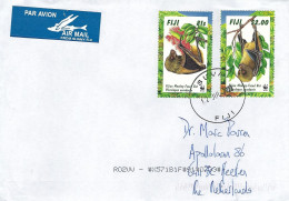 Fiji 2023 Suva WWF Fijian Monkey-faced Bat Mirimiri Acrodonta Cover - Lettres & Documents