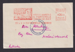 Frankreich AFS Gründung Der Abtei Saint-Wandrille Fonttenelle Zensur Österreich - Storia Postale