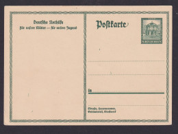 Deutsches Reich Ganzsache 6 Pfg. Nothilfe P 212 Für Unsere Mütter Unsere Jugend - Lettres & Documents