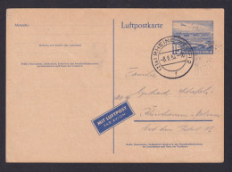 Flugpost Luftpost Berlin Ganzsache P 16 A Rheine Westfalen Kat.-Wert 15,00 - Postales - Usados