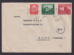 Deutsches Reich Zensur Brief Pirna Sachsen Malmö Schweden Hindenburg - Covers & Documents