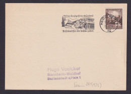 Deutsches Reich Postkarte Heidelberg SST Mit D. Kraftpost Durch Baden N. - Covers & Documents
