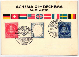 Berlin 103,104 Auf Ausstellungskarte Achema XI- Dechema #KD504 - Autres & Non Classés
