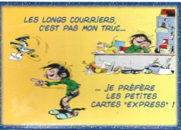 Carte Postale: Gaston Par Franquin 1998; "Les Longs Courriers, C'est Pas Mon Truc..."; N° CSG 1282 - Fumetti