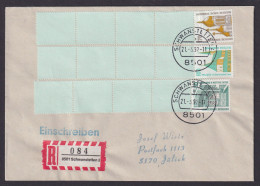 Schwanstetten Bayern Jülich R Brief Bund Rollenmarkenende Rollenmarken SWK - Storia Postale