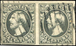 Luxemburg, 1852, 1 B (2), Gestempelt - Altri & Non Classificati