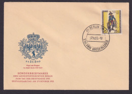 Berlin Brief 131 Philatelie Tag Der Briefmarke Preussen Feldpostillon Luxus FDC - Brieven En Documenten