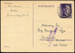 Generalgouvernement, 1944, Brief - Occupation 1938-45