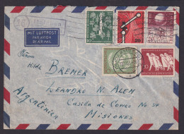 Bund Malchen Darmstadt Landpost Brief Destination Misiones Argentinien - Storia Postale