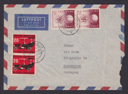 Bund Inter. MIF Paare 211 214 Destination Mannheim Asunción Paraguay - Covers & Documents